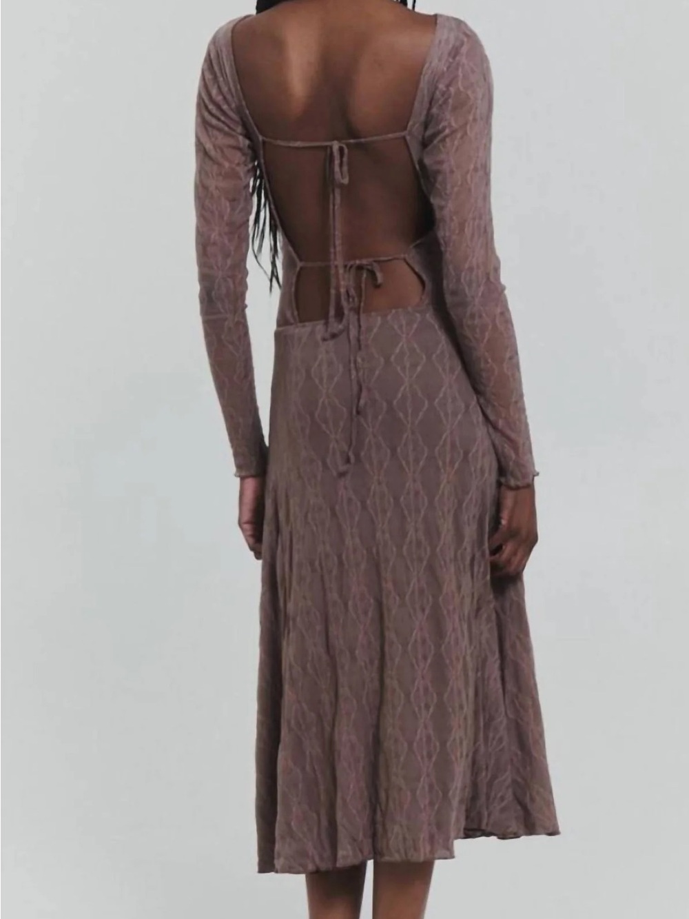 Find me now second skin long sleeve dress